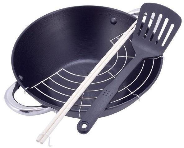 kamille Litinová pánev Wok 32 × 11 cm