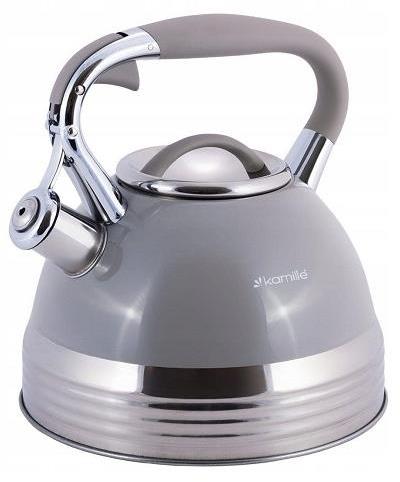 Kamille 0696 GR Čajová konvice nerez 2,7 l s píšťalkou