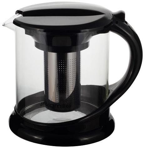 Kamille Skleněná konvice na čaj s nerezovým sítkem 1500 ml