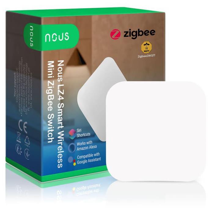 Nous LZ4 Zigbee Smart bezdrátové Mini tlačítko