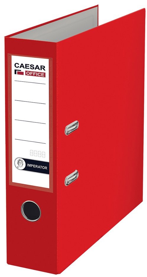 CAESAR OFFICE Imperator rado A4 80 mm PP červený