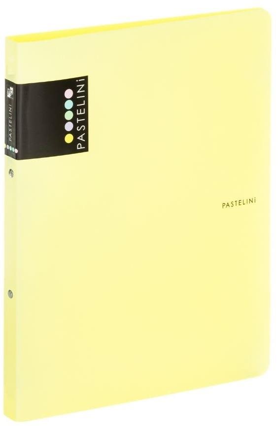 Karton P+P PASTELINI PP 2kroužkové A4 žluté