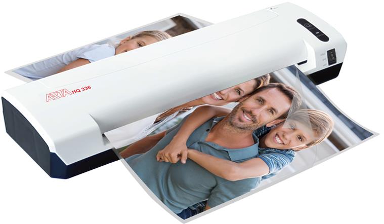 Laminátor ARTA HQ 336 A3 s řezacím pravítkem a zaoblovačem
