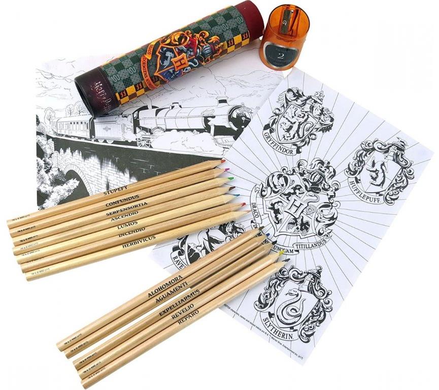 Harry Potter pastelky a omalovánky