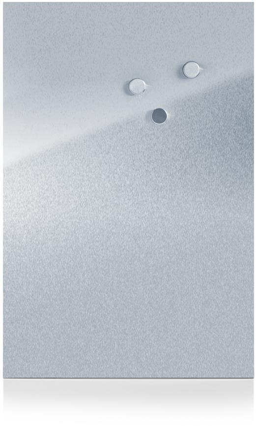 Magnetická tabule Zeller, kovová, 40 × 60 cm