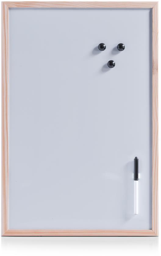 Zeller Magnetická tabule, dřevěný rám, 40 × 60 cm