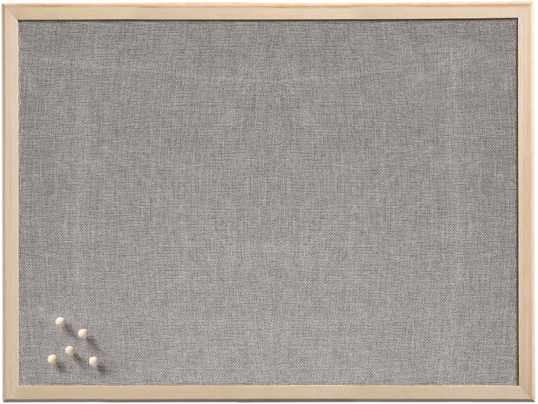 Zeller Nástěnka lněná, dřevěný rám 40 × 60 cm