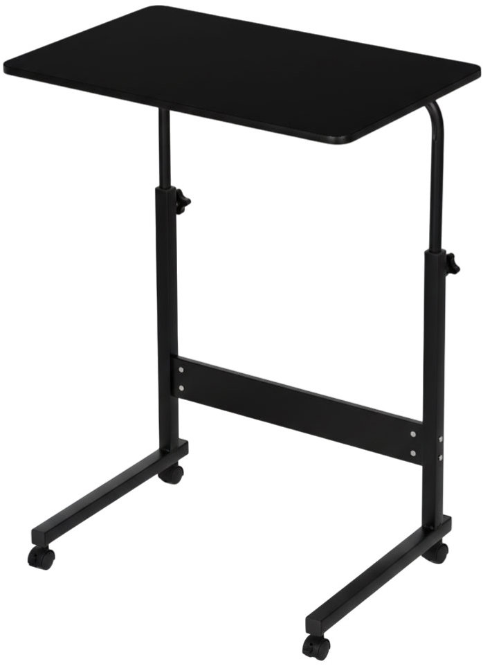 ModernHome TH-LD-1 Stůl na notebook s kolečky, černý