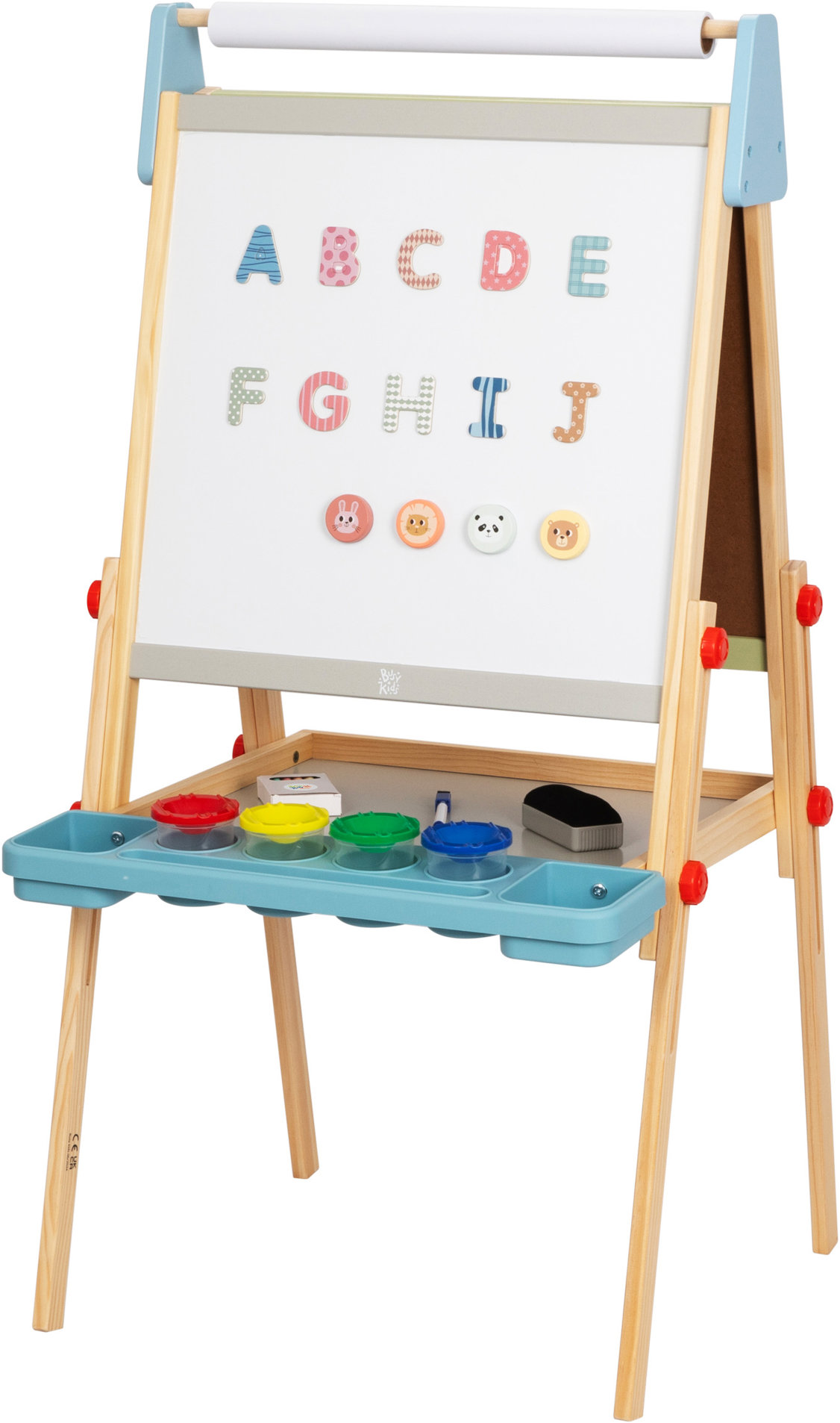 BusyKids Magnetická tabule a malířský stojan pro děti
