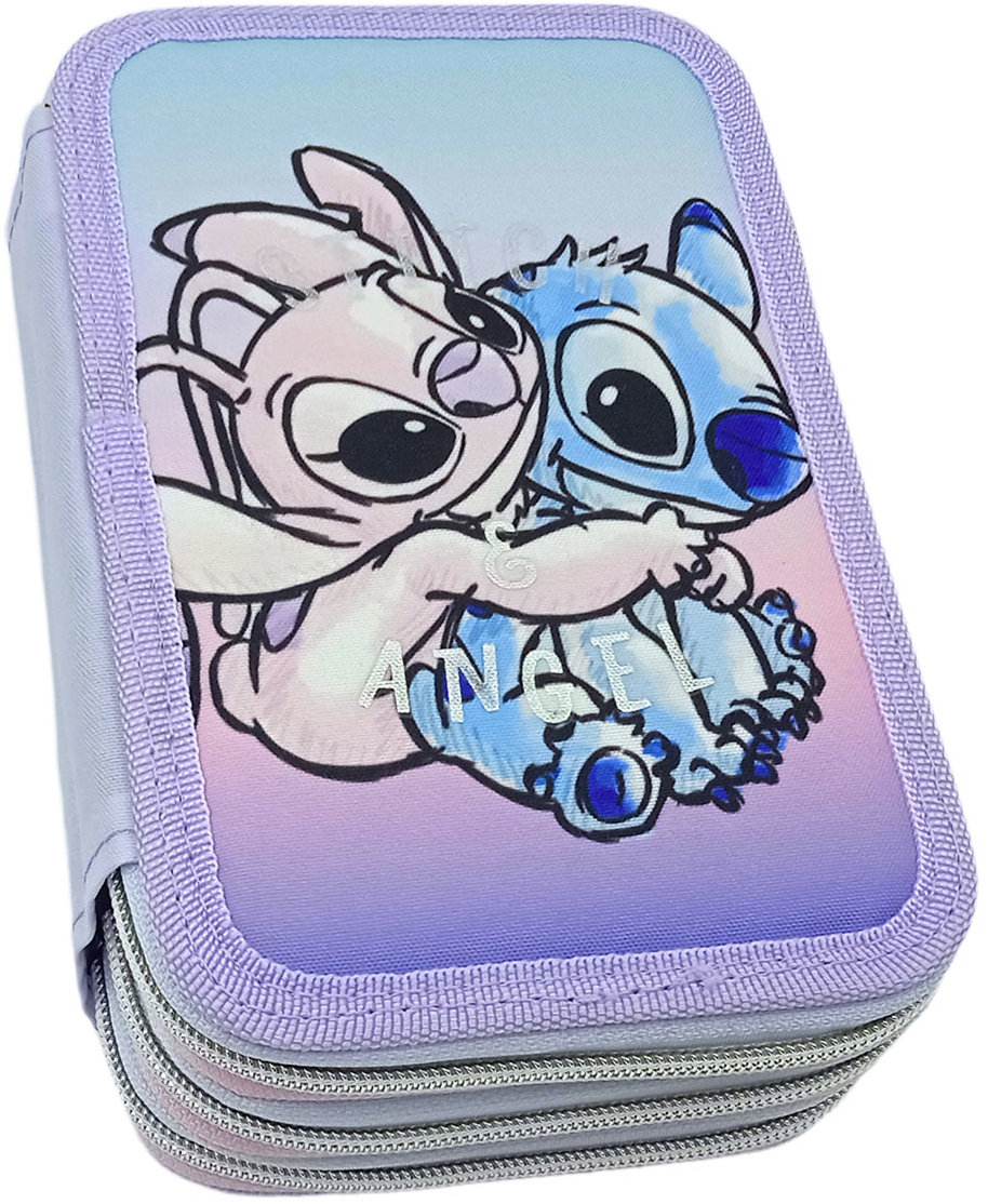Disney Třípatrový školní penál vybavený - Lilo a Stitch