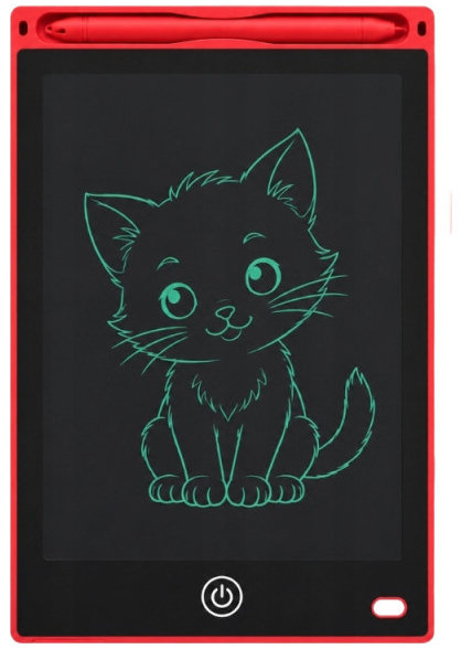 Verk 06415 Grafická tabulka na kreslení se stylusem 12", červená