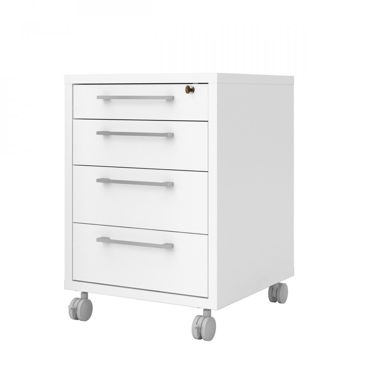 FALCO Kontejner na kolečkách Office 419, bílý