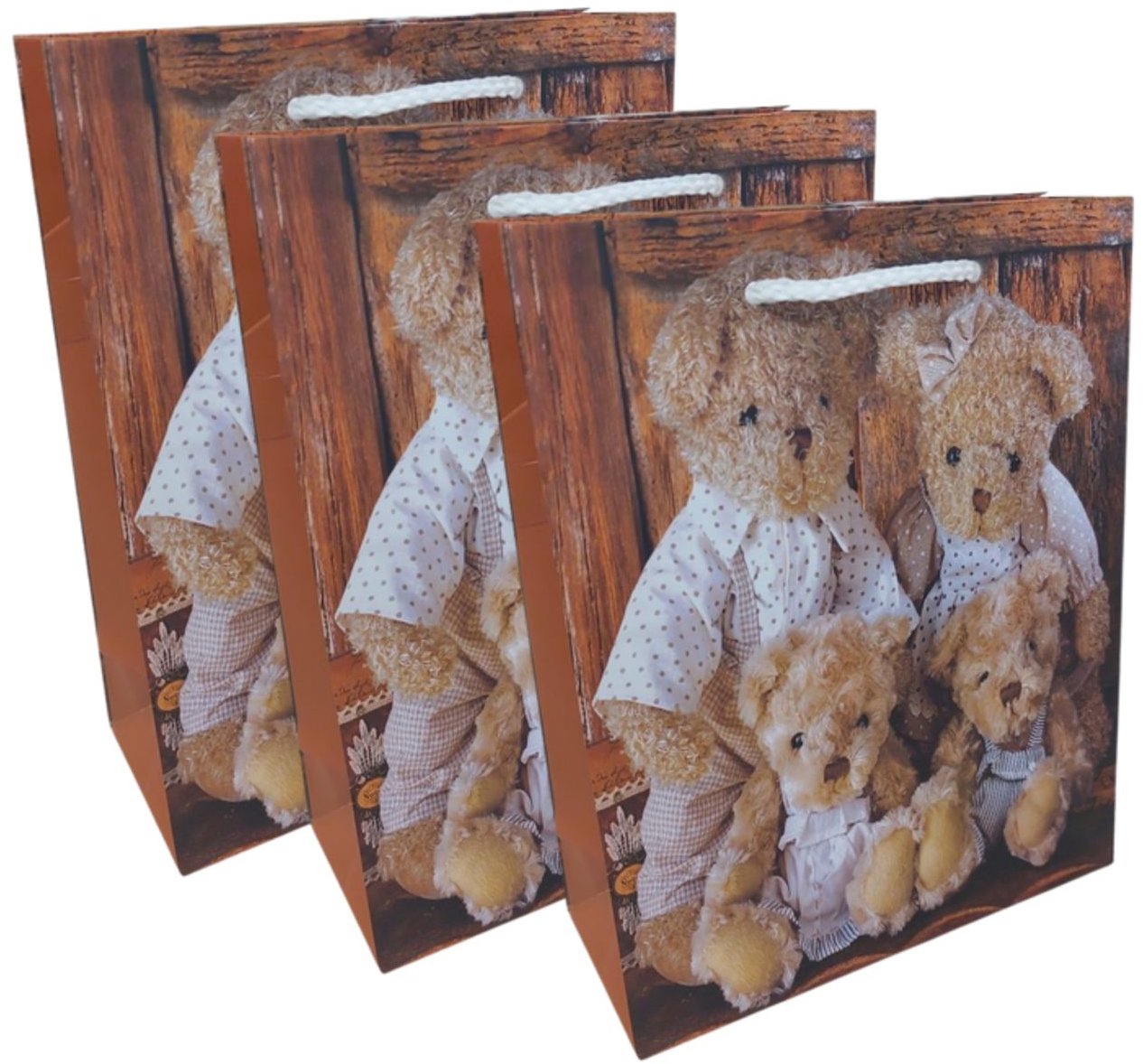 Goba 8600084 Medvídci, 22,5 × 18 cm, 3 ks