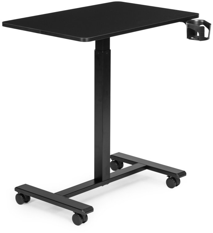 ModernHome JNI-PN01-1-1-NP Mobilní stolek 70 × 48 cm, nastavitelný, černý