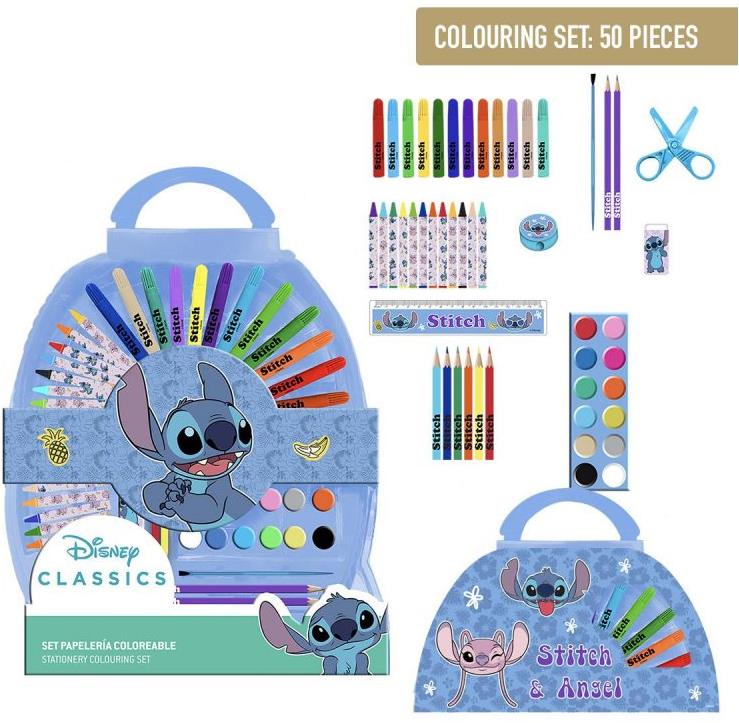 Alum Sada psacích potřeb k vybarvování 50 ks - Stitch