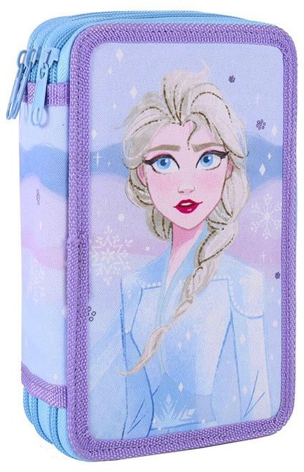 CERDA Třípatrový penál Frozen Ledové království Elsa vybavený