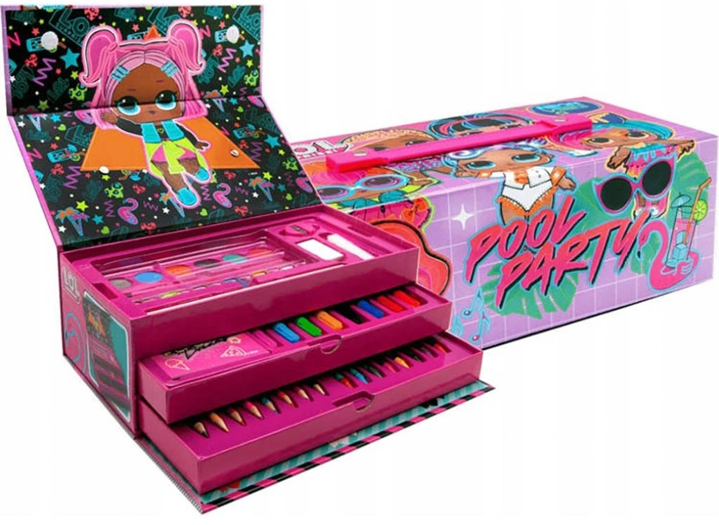 TOYCOMPANY L.O.L. Surprise II kufřík na kreslení 52 ks