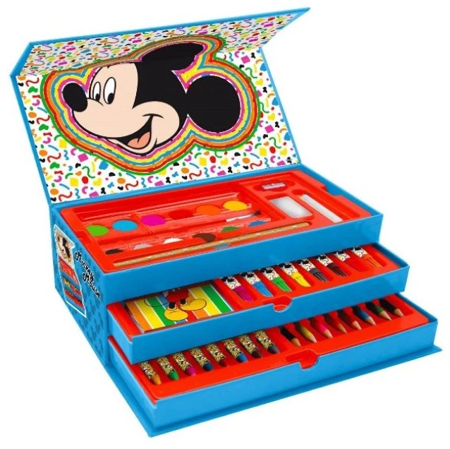 Mickey Mouse kufřík na kreslení 52 ks od TOYCOMPANY