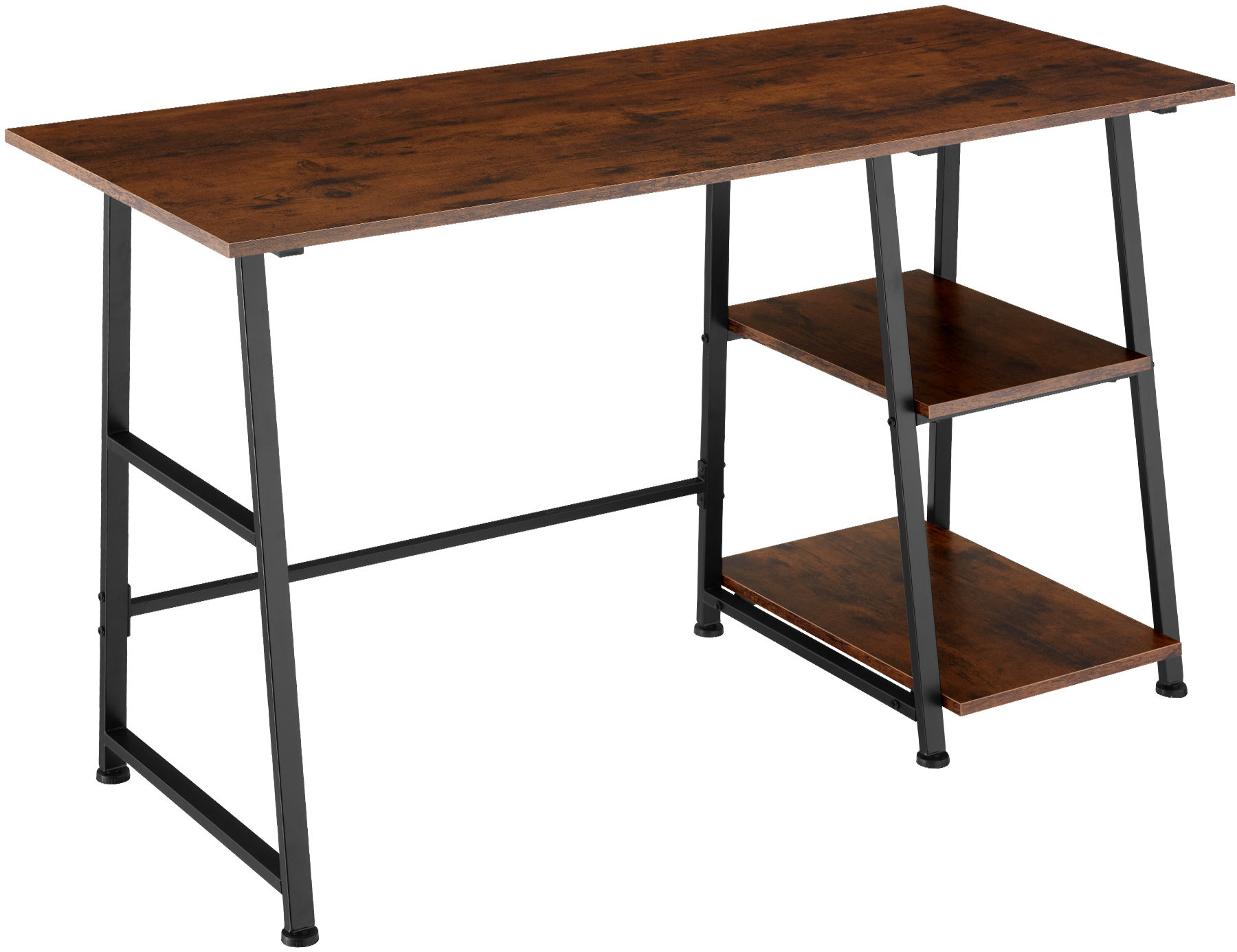Psací stůl TecTake Paisley 120 × 50 × 73,5 cm v hnědé barvě