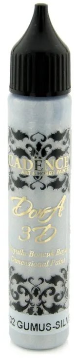 Cadence Metalická kontura 25 ml, stříbrná