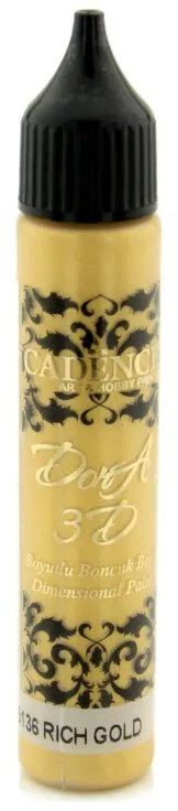 Cadence Metalická kontura 25 ml, sytá zlatá