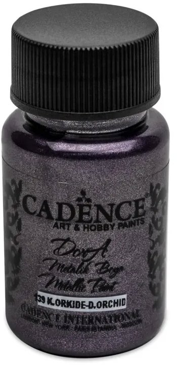 Cadence Metalická 50 ml, tmavá fialová, akrylová barva