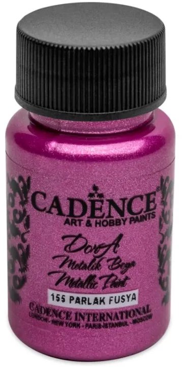 Cadence Metalická 50 ml, fuchsiová - akrylová barva