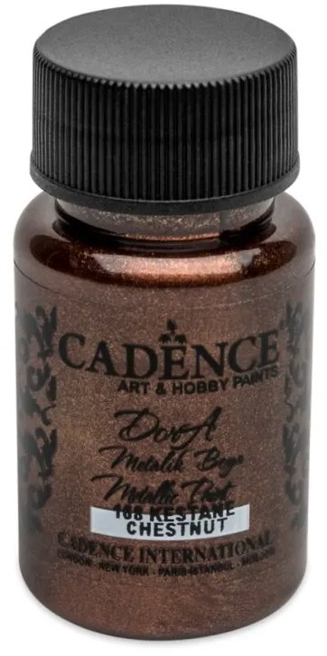 Cadence Metalická 50 ml, hnědá kaštanová