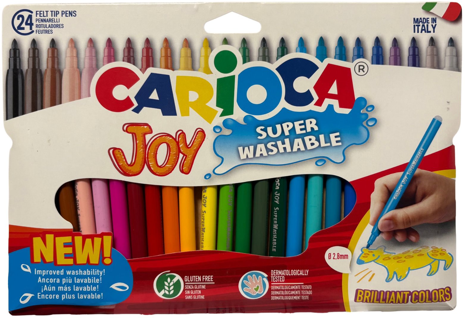 CARIOCA Joy omyvatelné, 24 ks