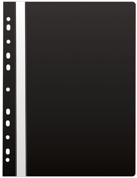 Rychlovazač A4 PP černý - eurozávěs, 10 ks