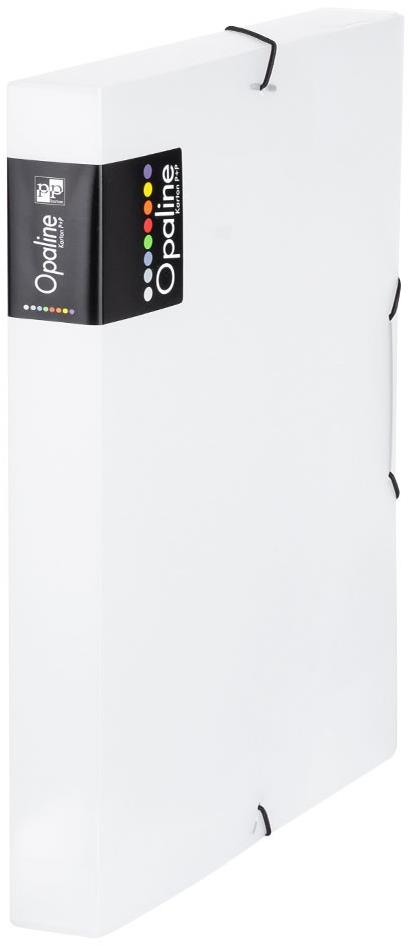 Karton P+P Krabice PP s gumou A4 - Opaline čirá