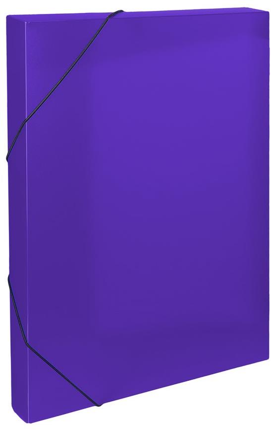 Karton P+P Krabice PP s gumou A4 - Opaline fialová