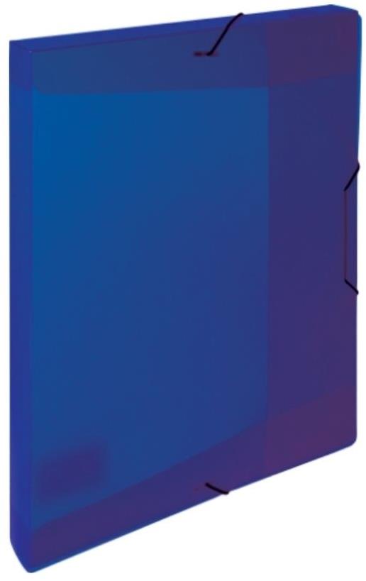 Karton P+P Krabice PP s gumou A5 - Opaline modrá