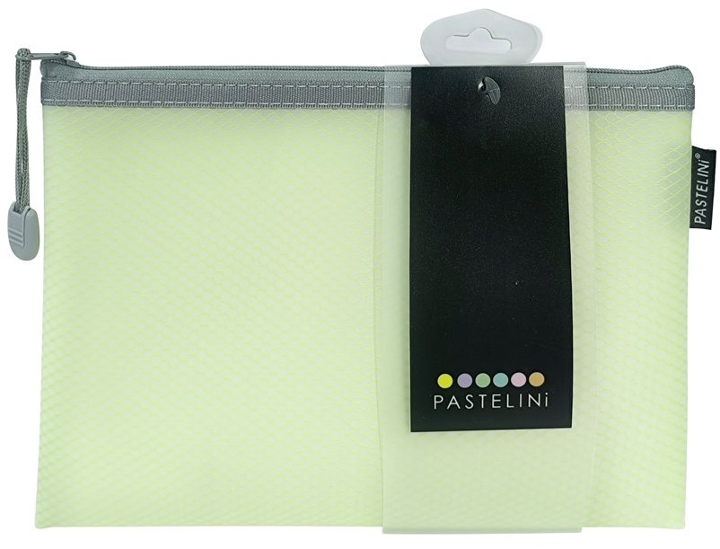 Pastelini obálka se zipem síťovaná A5 zelená