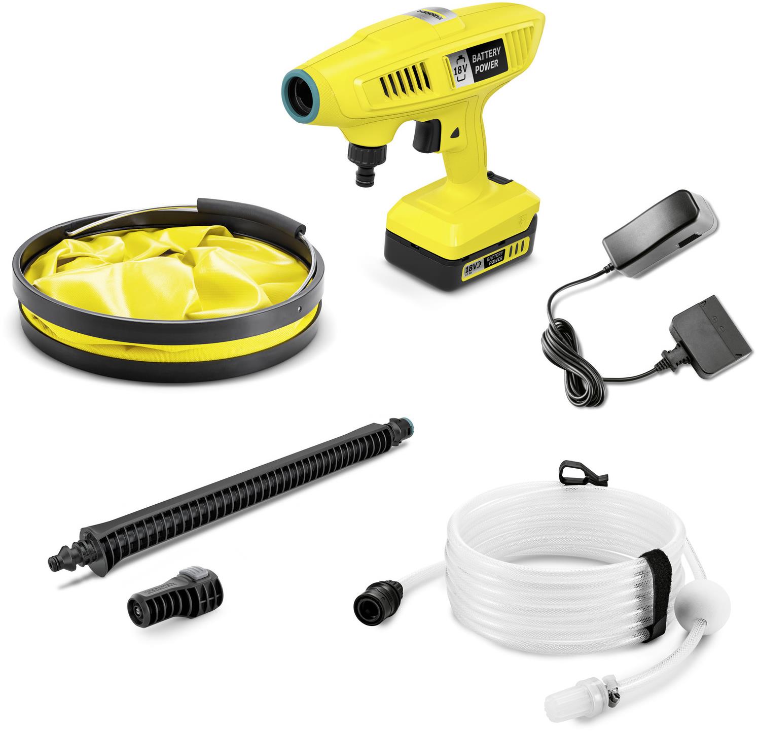 KÄRCHER Mobilní tlaková myčka, ruční KHB 4-18 Plus Battery Set (2,5 Ah)