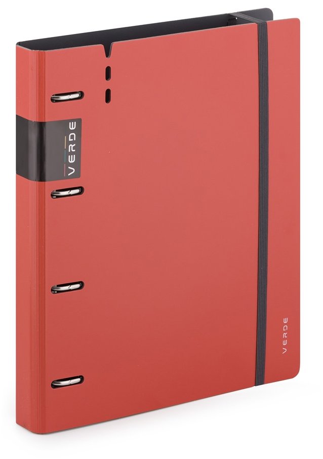 KARTON P+P Verde A4 pěna 4kroužkové D30 cihlová