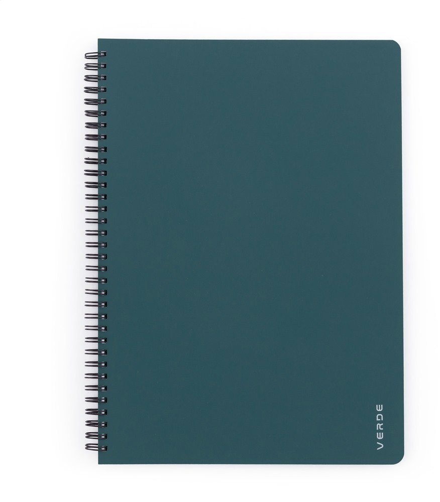Karton P+P Verde Twin wire A4 PP zelený