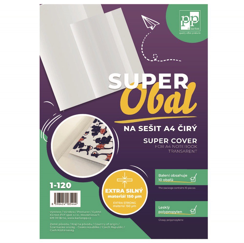 Superoval čirý karton P+P