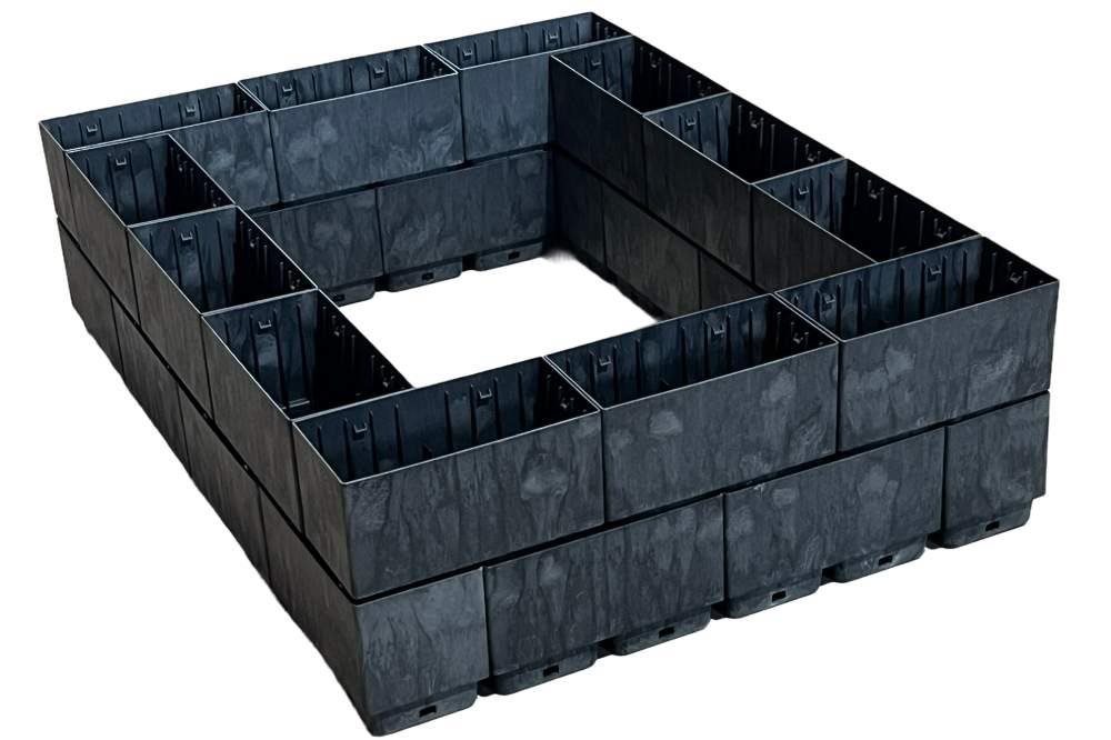 KASKO Flexi Element vyvýšený záhon, 75 × 100 × 27 cm