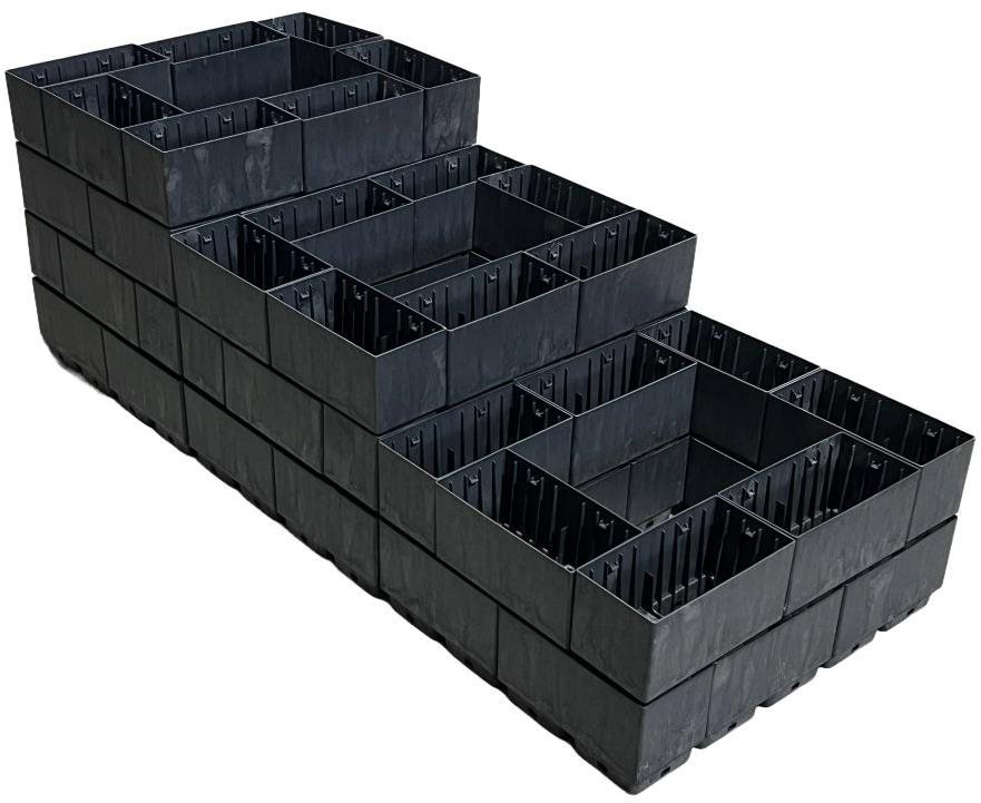KASKO Vyvýšený záhon kaskáda FLEXI ELEMENT, 63 x 150 x 50 cm