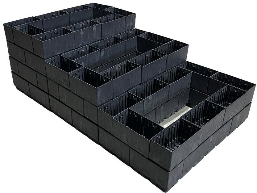 KASKO Vyvýšený záhon kaskáda FLEXI ELEMENT, 75 x 150 x 50 cm