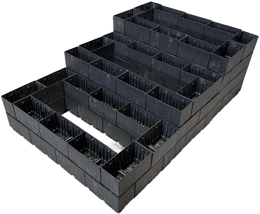 KASKO Vyvýšený záhon kaskáda FLEXI ELEMENT, 100 x 150 x 50 cm