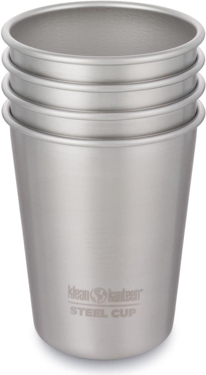 Klean Kanteen nerezové kelímky, brushed stainless, 4 ks, 296 ml