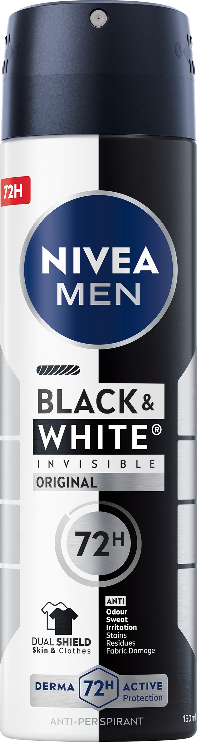 NIVEA Men BLACK & WHITE Invisible Original 150 ml