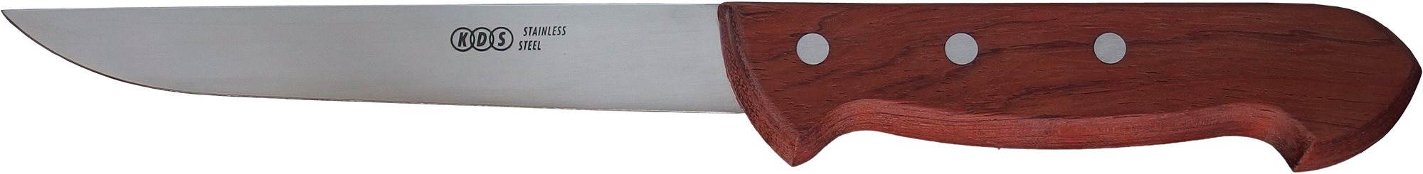 KDS Nůž řeznický 6 dřevo bubinga - hornošpičatý