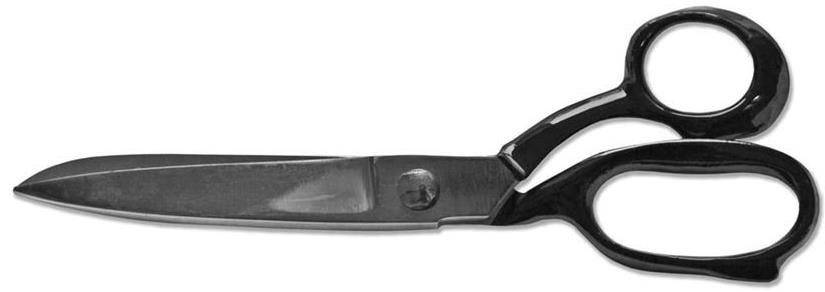 KDS Nůžky krejčovské 28 cm, černá