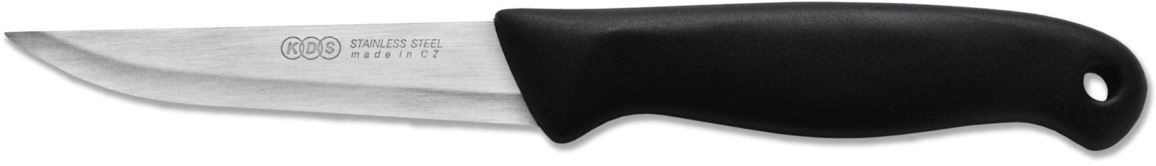 KDS Nůž kuchyňský hornošpičatý 10 cm, černý