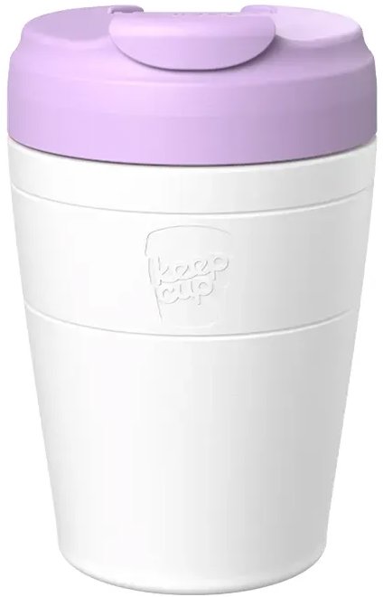 KeepCup Commuter Termohrnek White Lilac M 340 ml