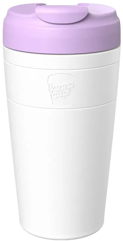 KeepCup Commuter Termohrnek White Lilac L 454 ml