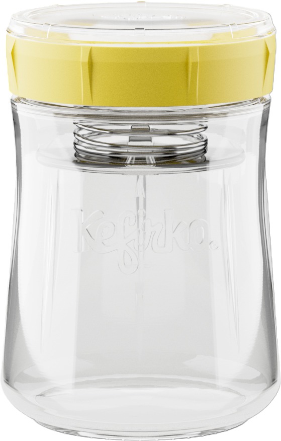 Kefirko Fermentor zeleniny 900 ml, žlutý